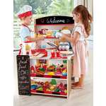 Игровой набор Hape касса, прилавок, продукты