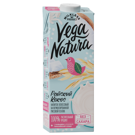 Напиток растительный Vega Natura рисово-кокосовый 1.0% 1л