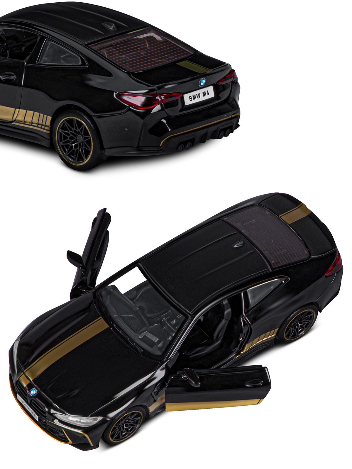 Автомобиль АВТОпанорама BMW M4 G82 1:32 JB1251830 - фото 12