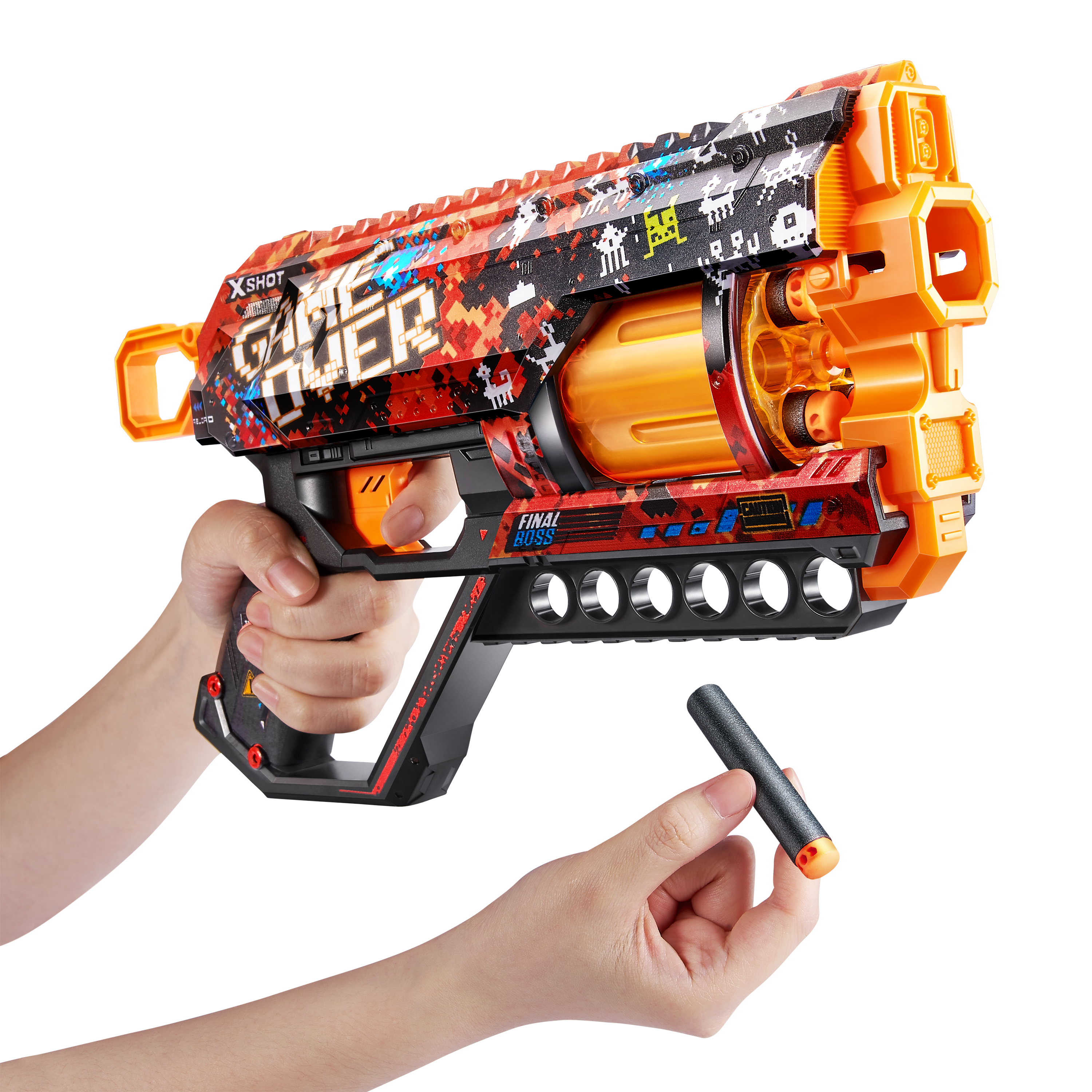 Бластер Zuru XSHOT  Skins Грифер Конец игры - фото 8