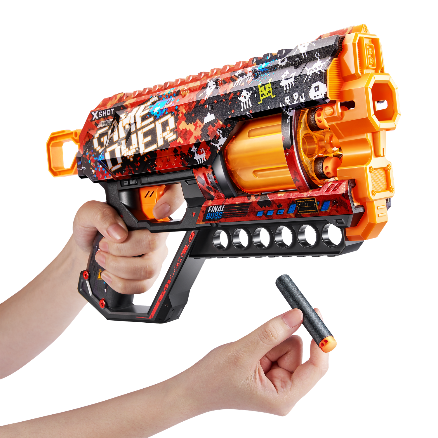 Бластер Zuru XSHOT  Skins Грифер Конец игры - фото 8