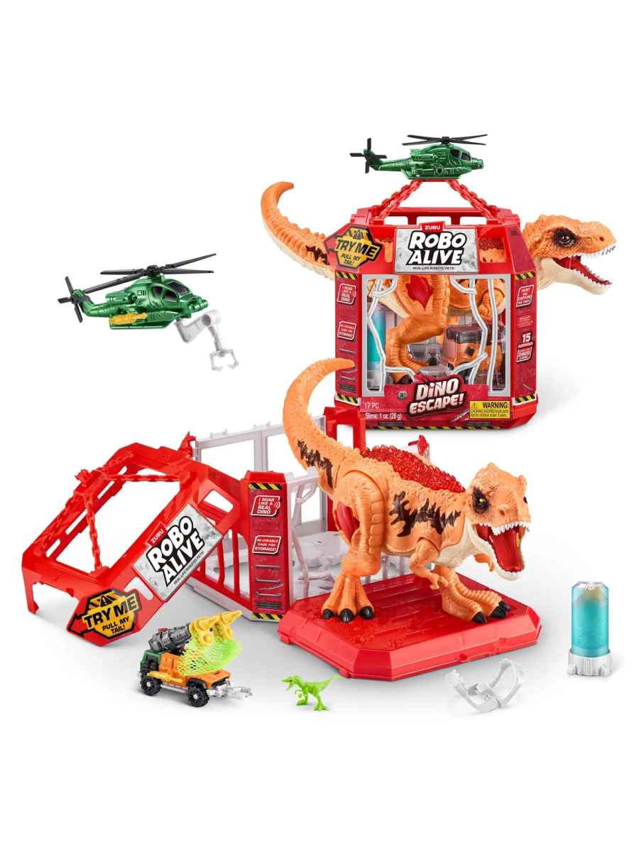 Игровой набор Zuru ROBO ALIVE 71127 Дино-погоня - фото 3