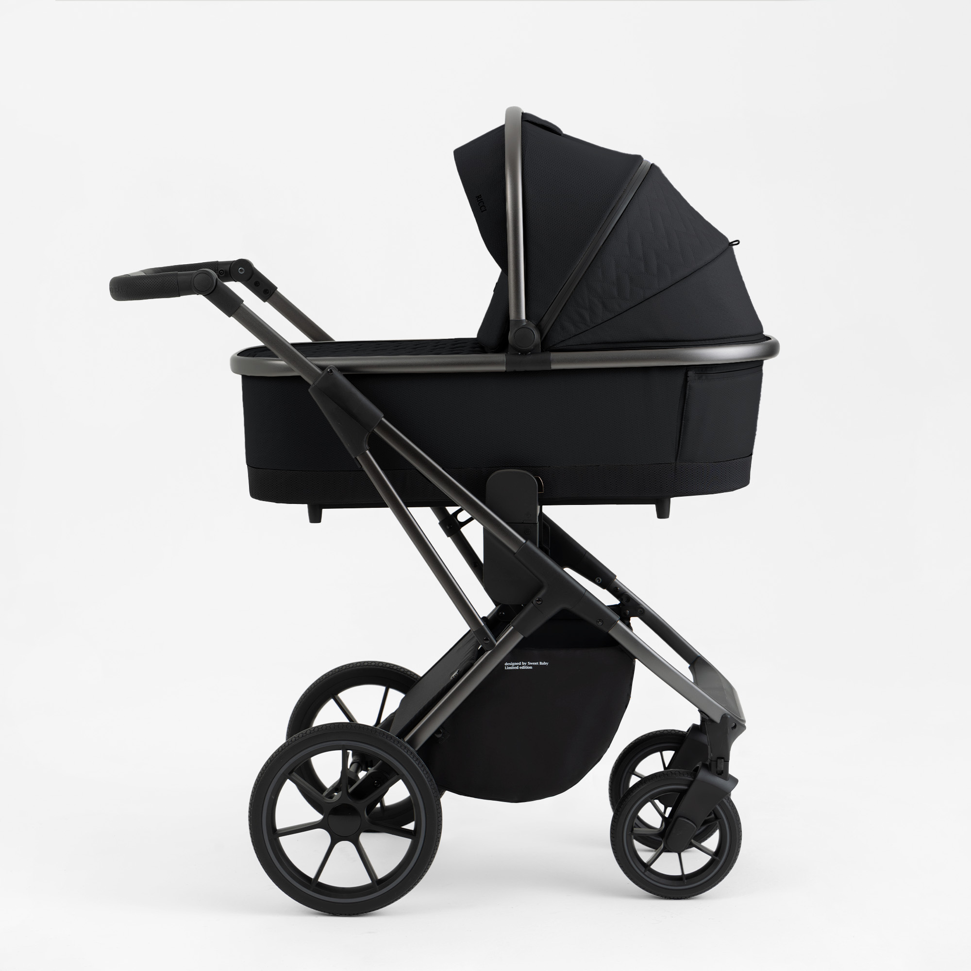 Коляска 2в1 Sweet Baby Ricci Black черный - фото 23