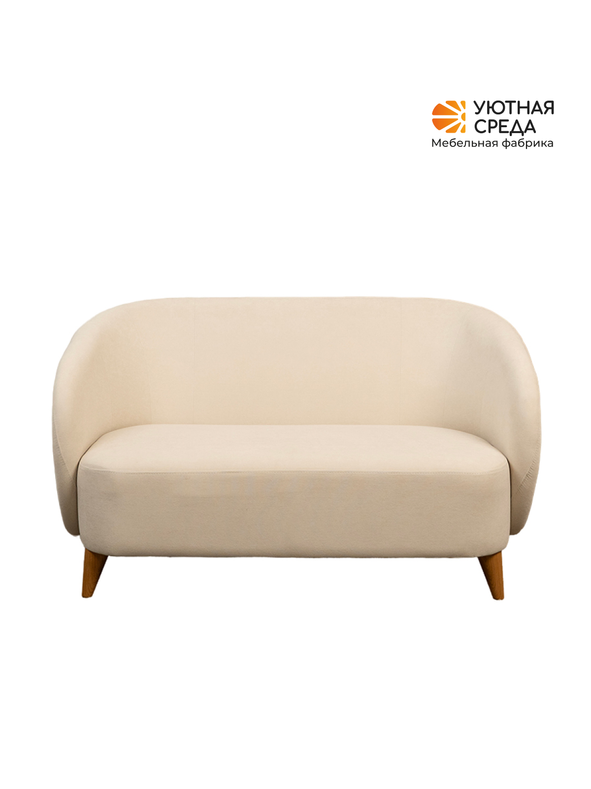 Диван Уютная среда бежевый велюр бежевый - фото 14