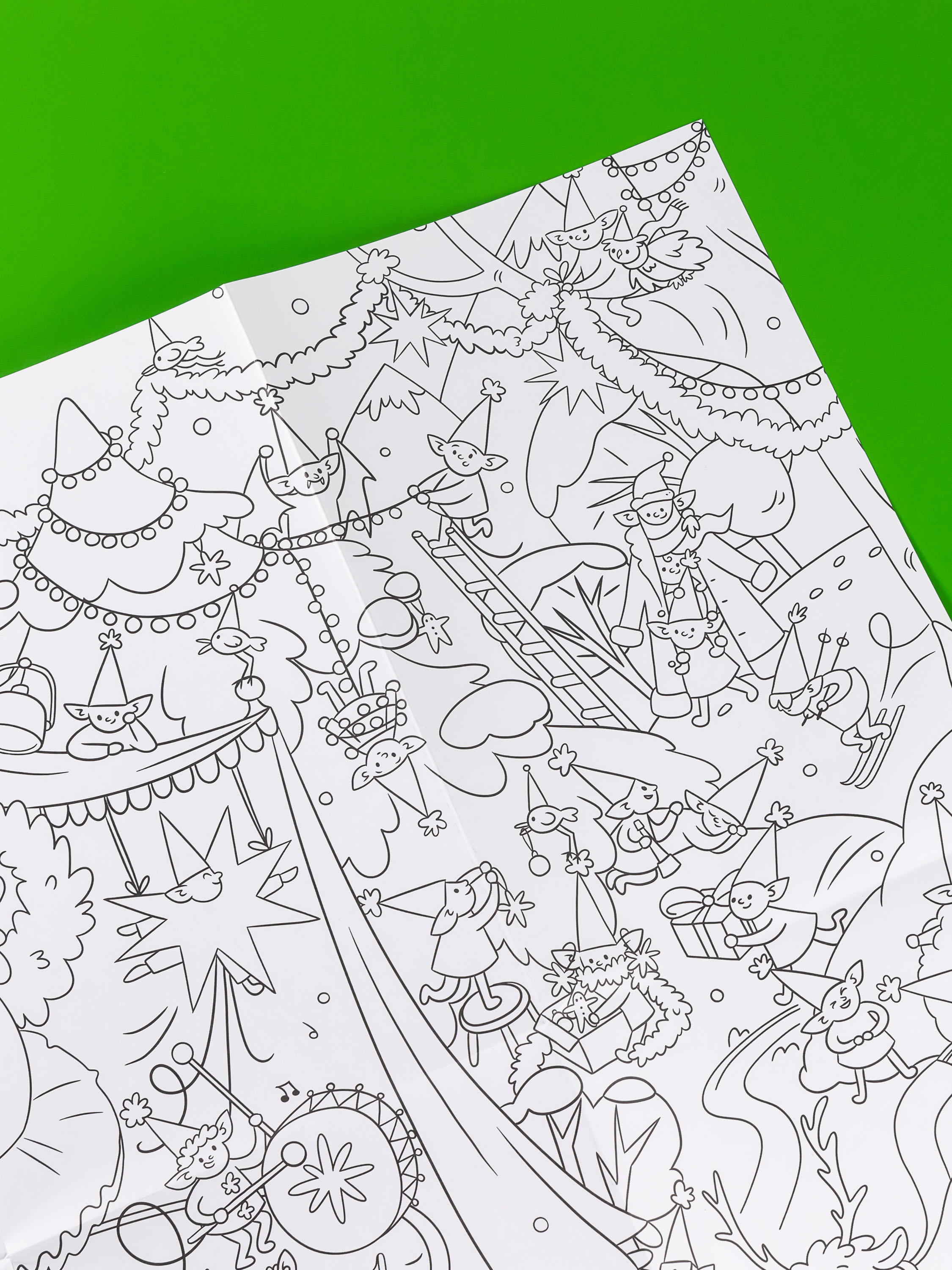 Книга Альпина. Дети Волшебный лес. Раскраска-плакат - фото 4