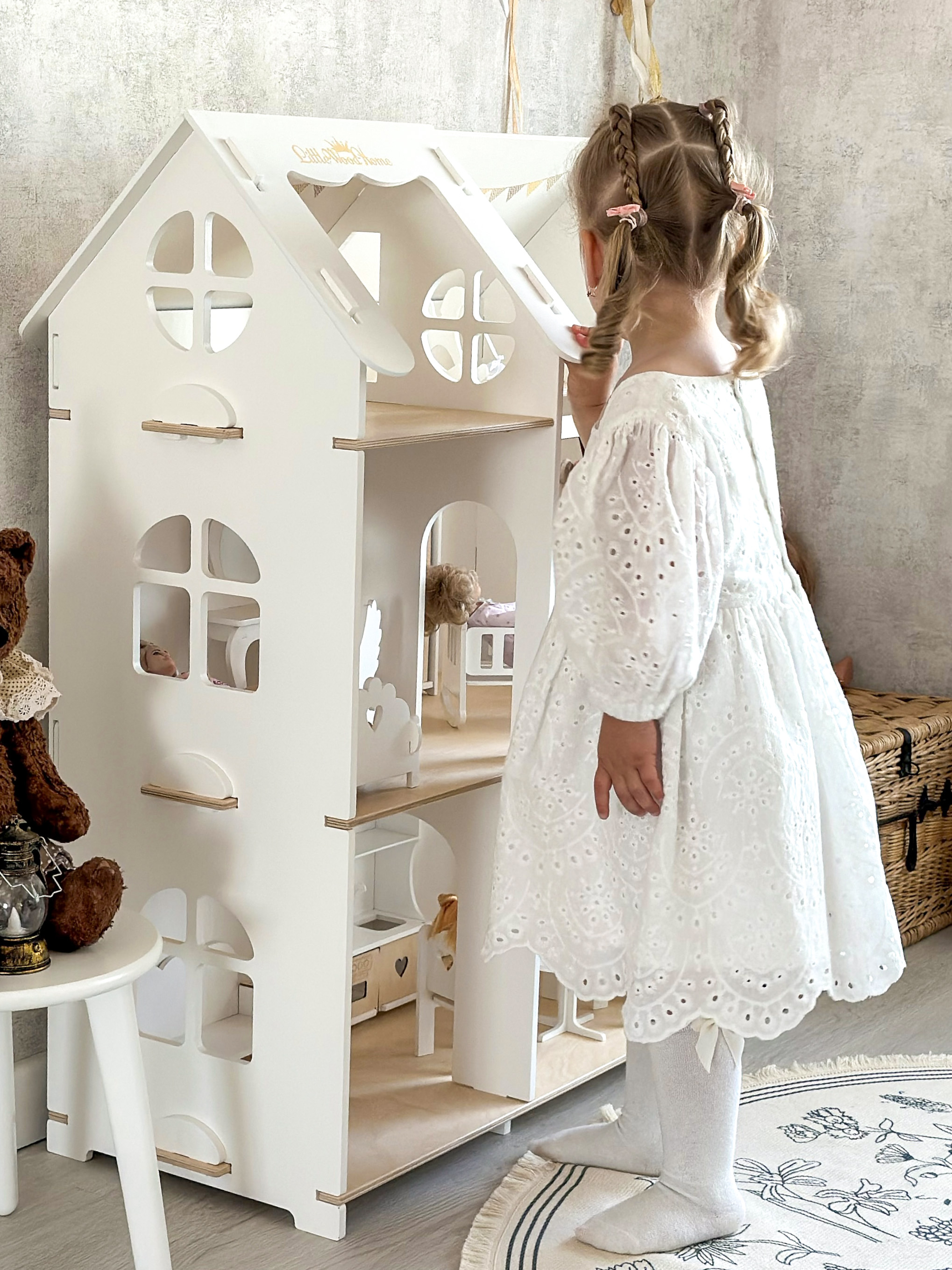 Домик для кукол LittleWoodHome 98 см 8620 - фото 5