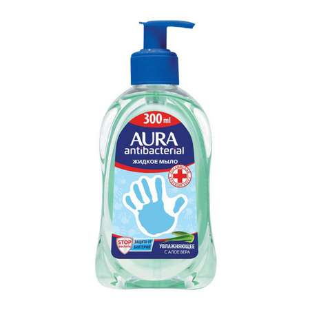 Мыло жидкое AURA Antibacterial Алоэ Вера 300 мл