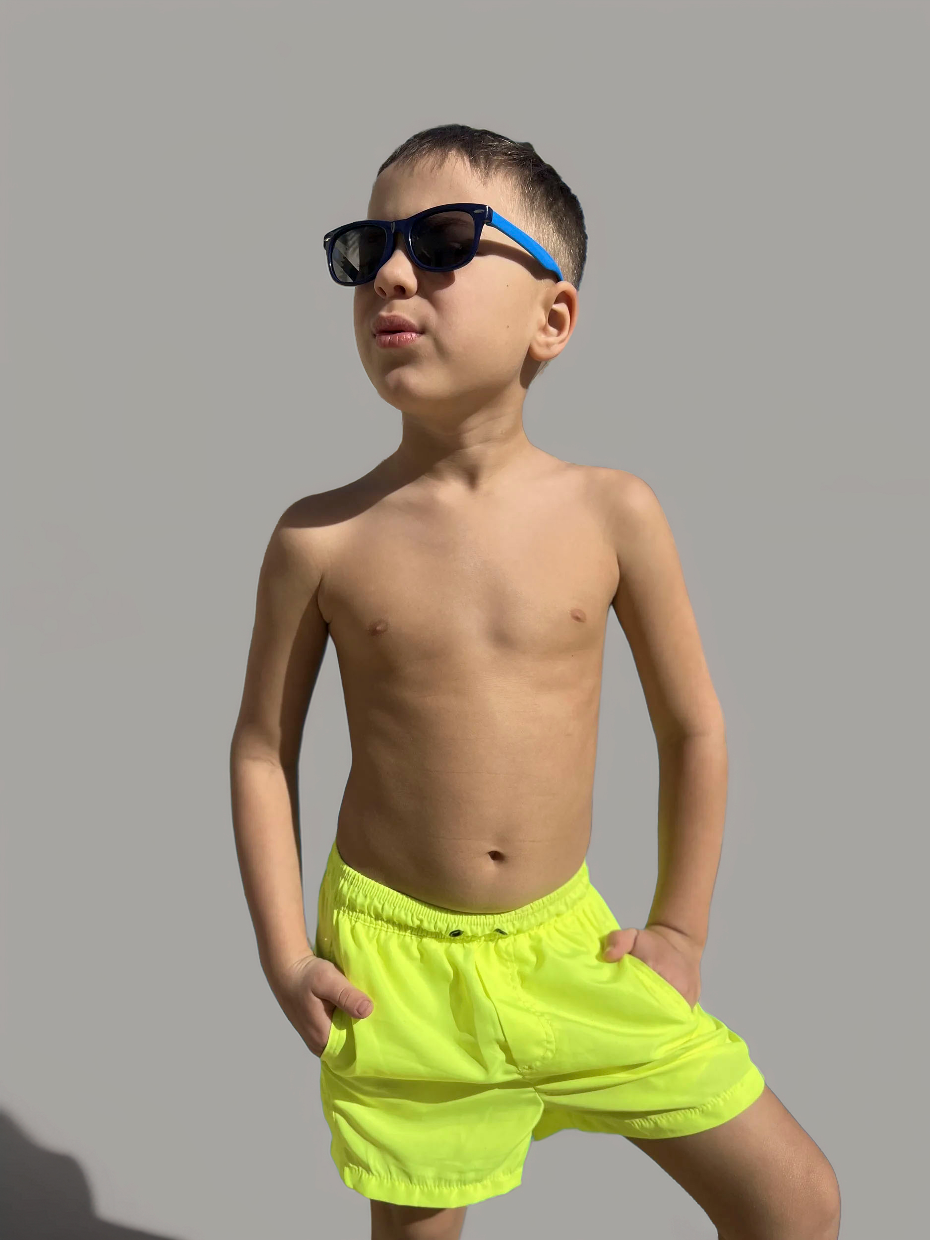 Шорты Capitania KIDS/MEN-001/YELLOWNEON - фото 1