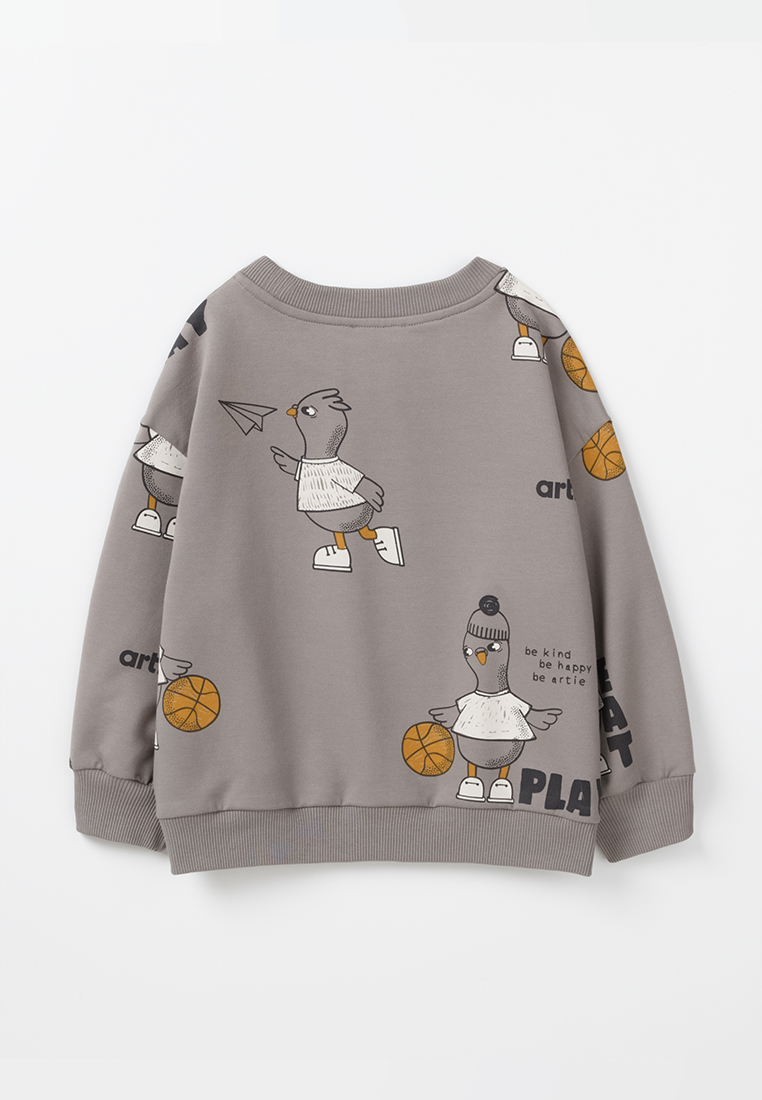 Cвитшот artie W25M05T-1399M/Серый - фото 2