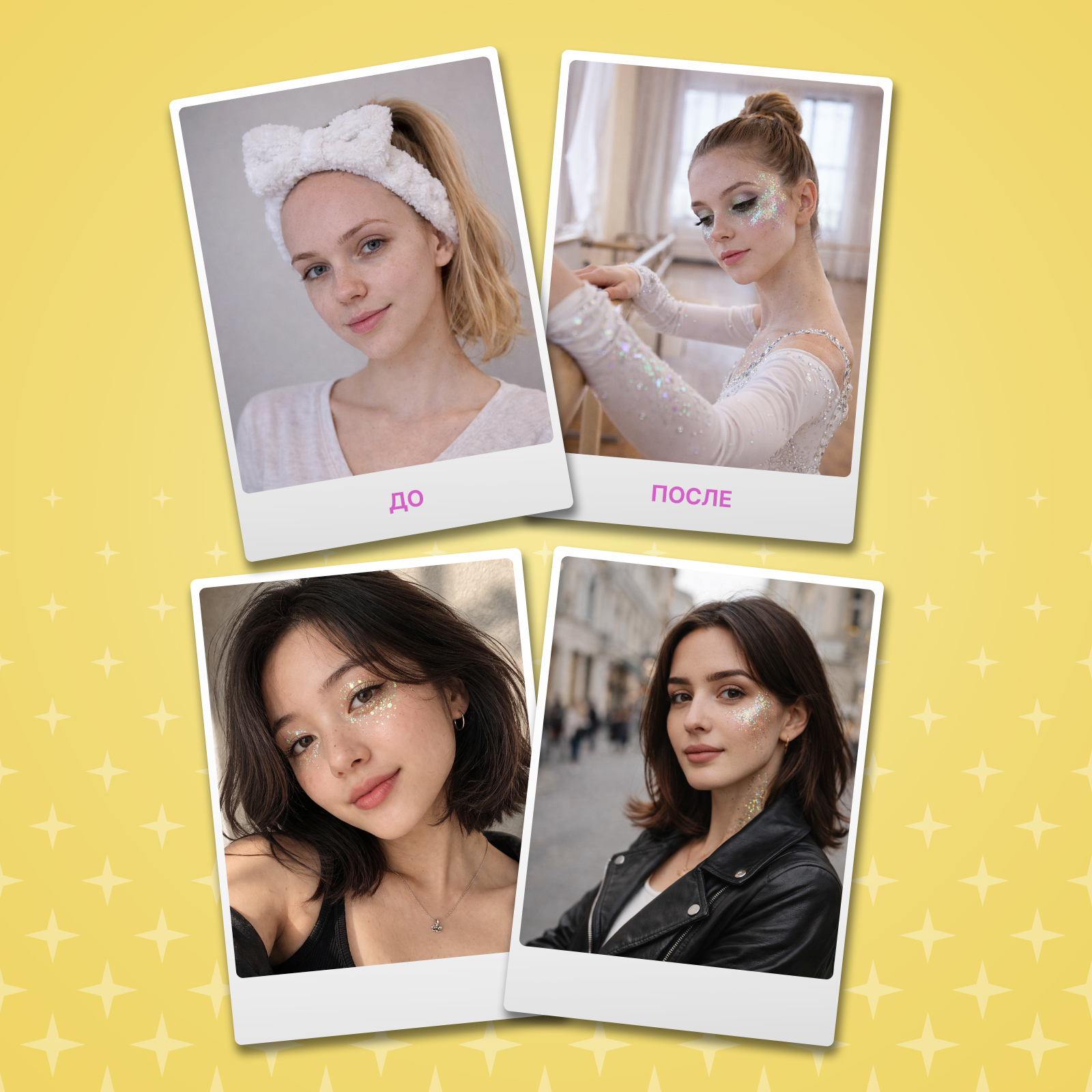 Глиттер шиммер для тела ХОББИЛАБ Лесной мох 30 г - фото 6