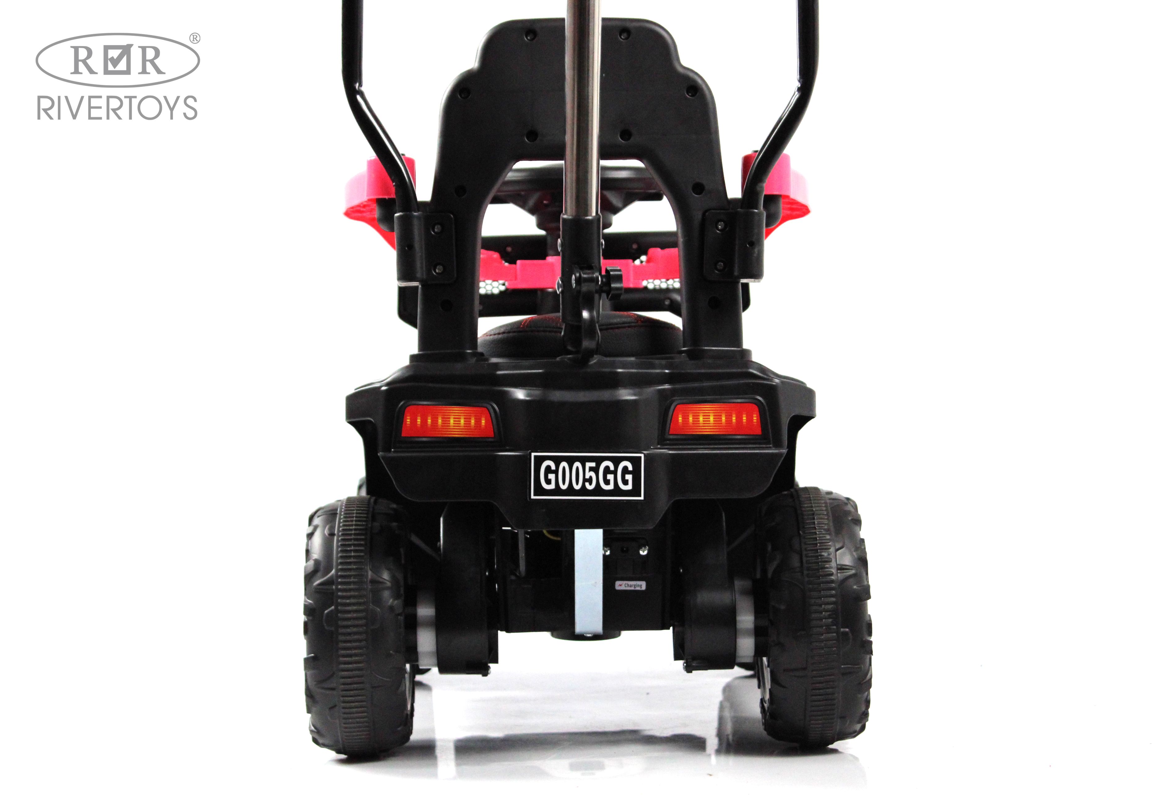 Электромобиль RIVERTOYS G005GG-PINK С пультом ДУ - фото 22