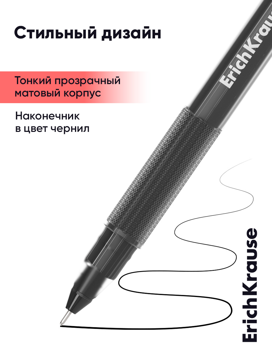 Ручка гелевая ErichKrause 12 шт. - фото 9