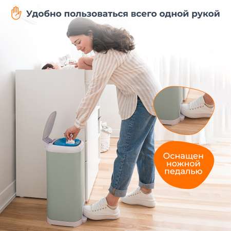 Накопитель подгузников Diaper Genie Select (стальной)