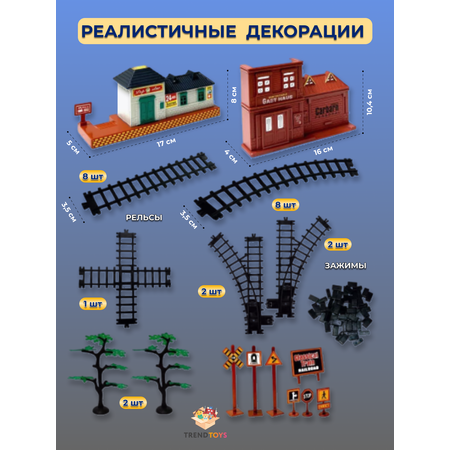 Набор железнодорожный TrendToys