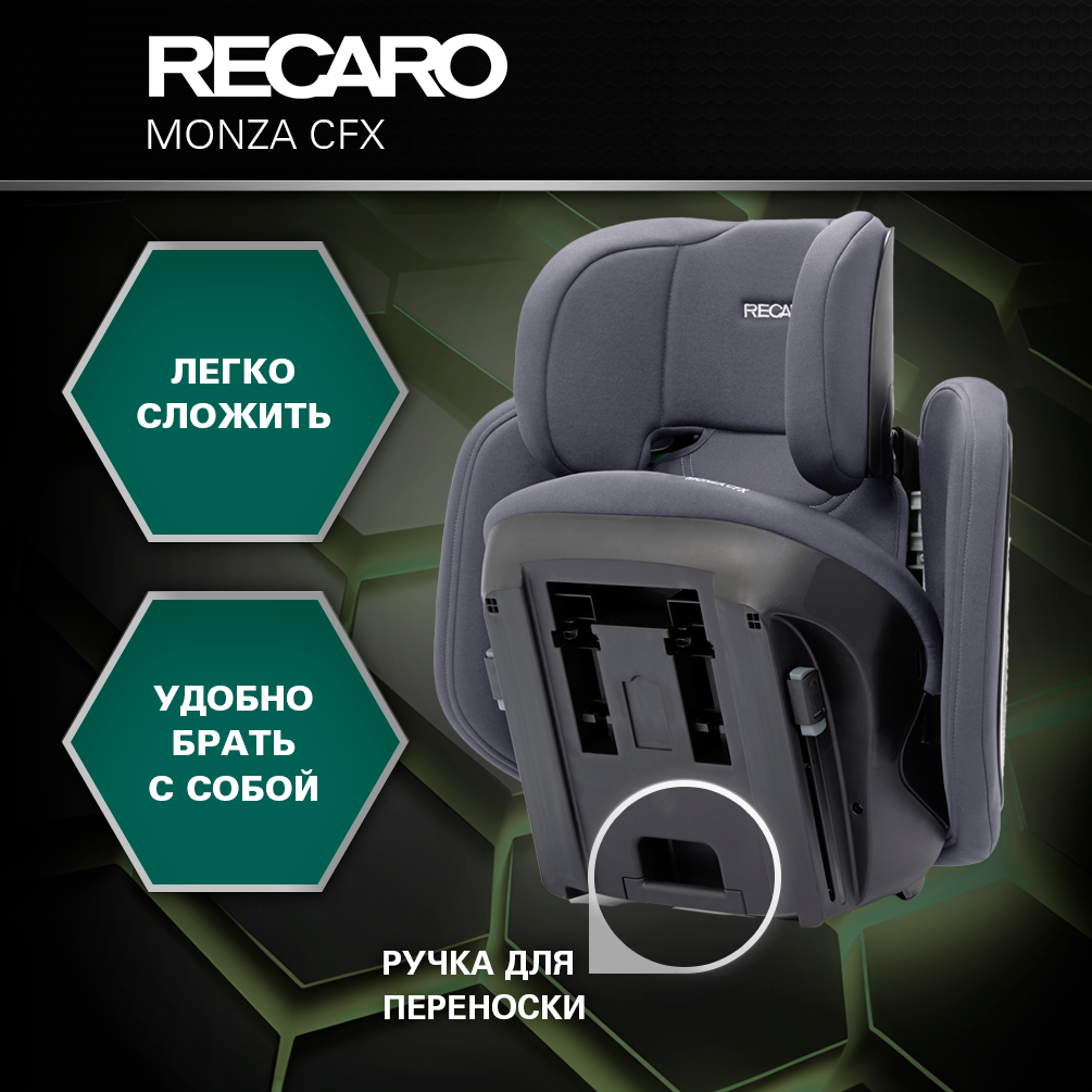 Автокресло Recaro Monza Compact Isofix 2/3 (15-36 кг) серый - фото 6