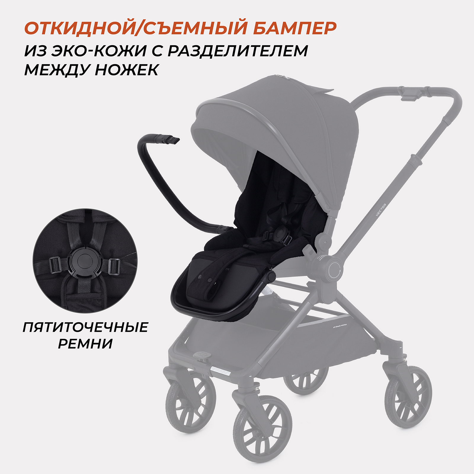 Коляска 2в1 Rant Vector - фото 9