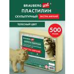 Пластилин Brauberg телесный 1 цв.