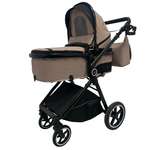 Коляска трансформер Indigo TARGET 3в1 темно-бежевый