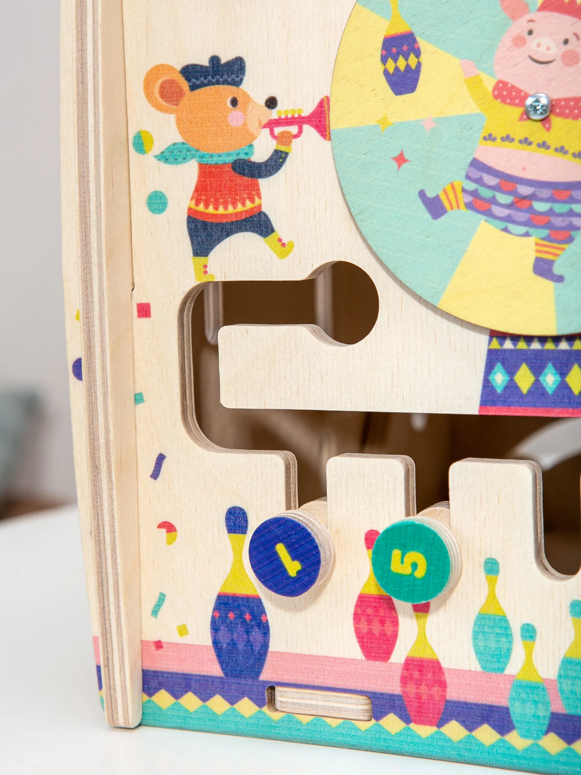 Игрушка Mag Wood бизиборд Веселая арена - фото 6