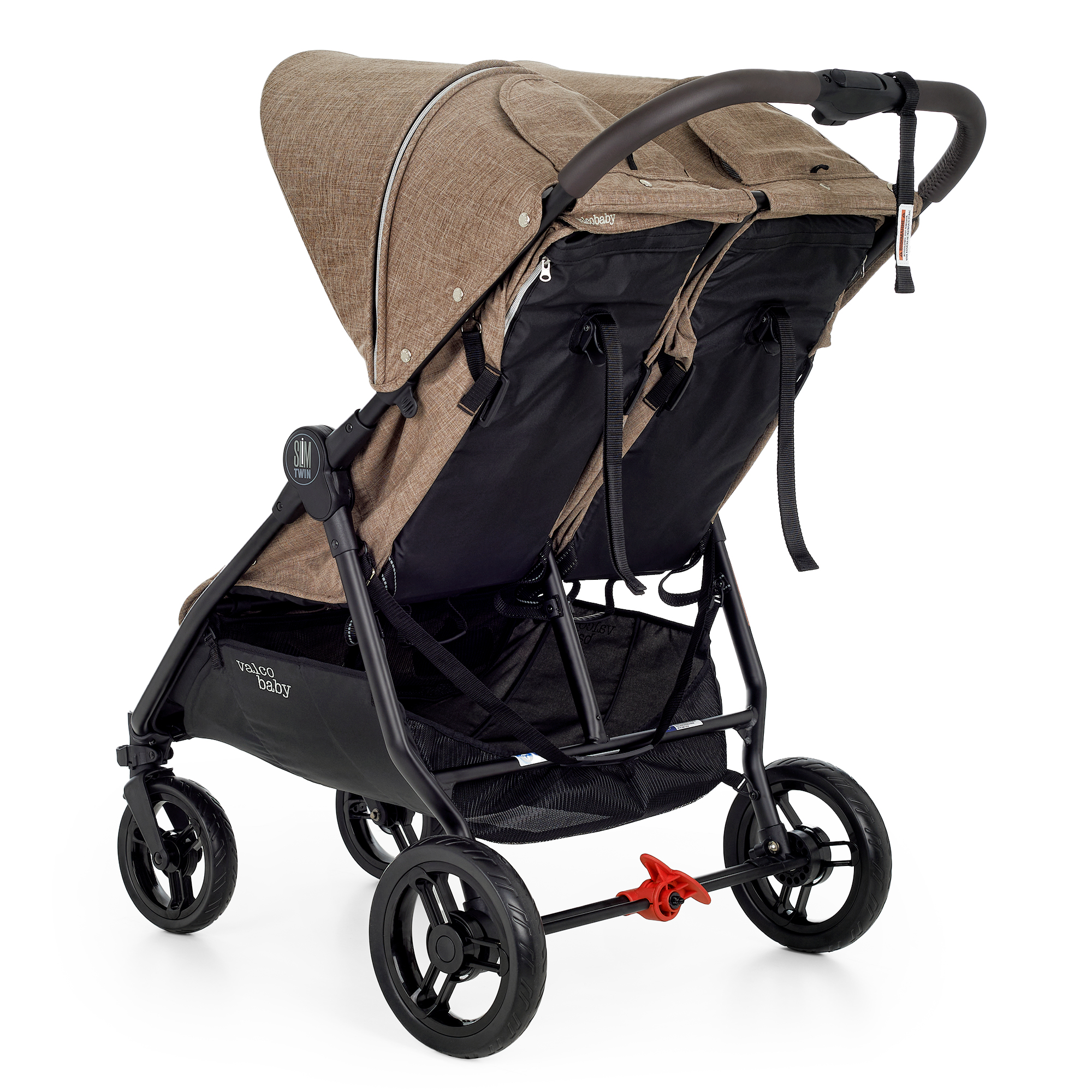 Коляска прогулочная Valco baby Slim Twin / Cappuccino коричневый - фото 4