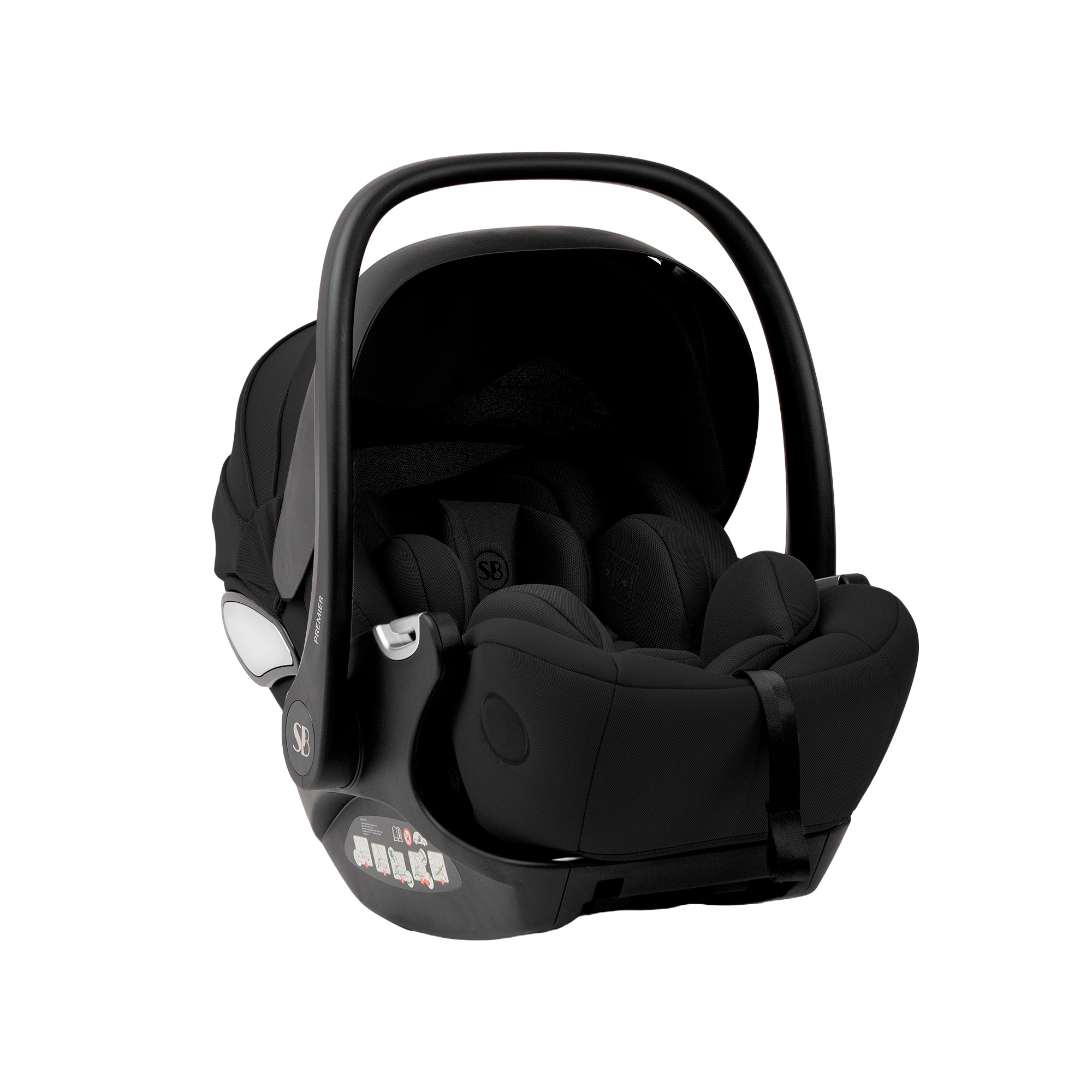 Автокресло Sweet Baby Premier WG06 Pro Black 0 (0 -13 кг) черный - фото 13