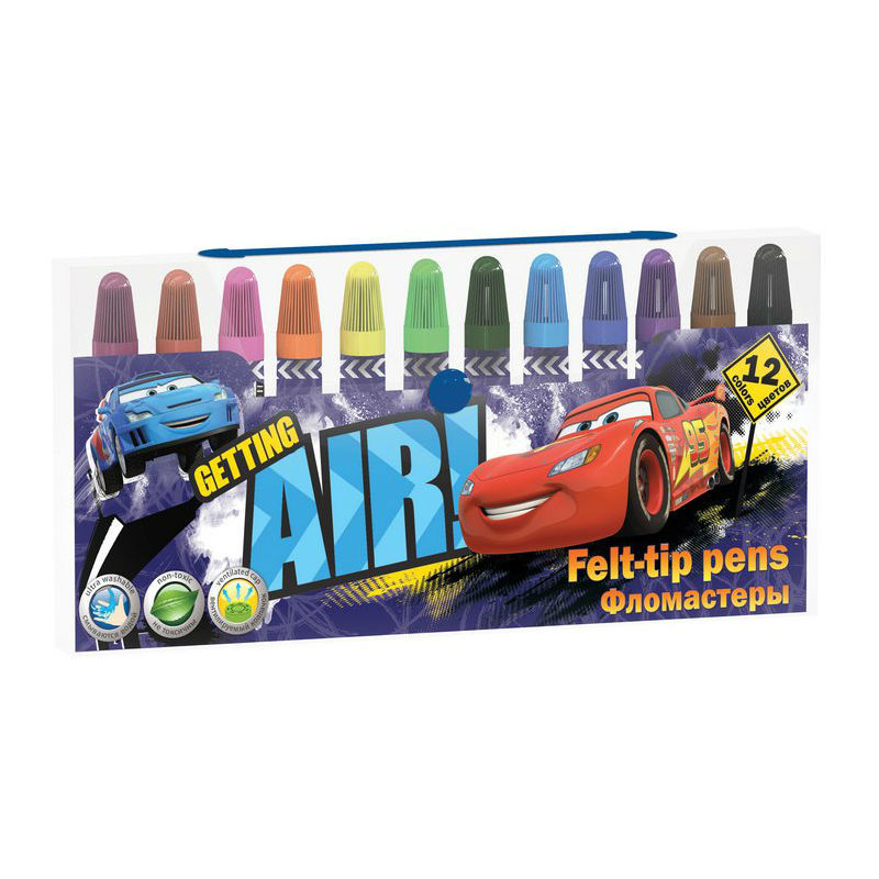 Фломастеры Kinderline 12 цв. - фото 1