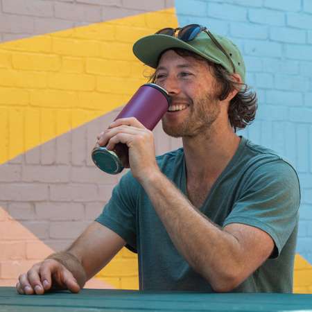 Термокружка Klean Kanteen TKWide Cafe Cap 16oz Purple Potion 473 мл