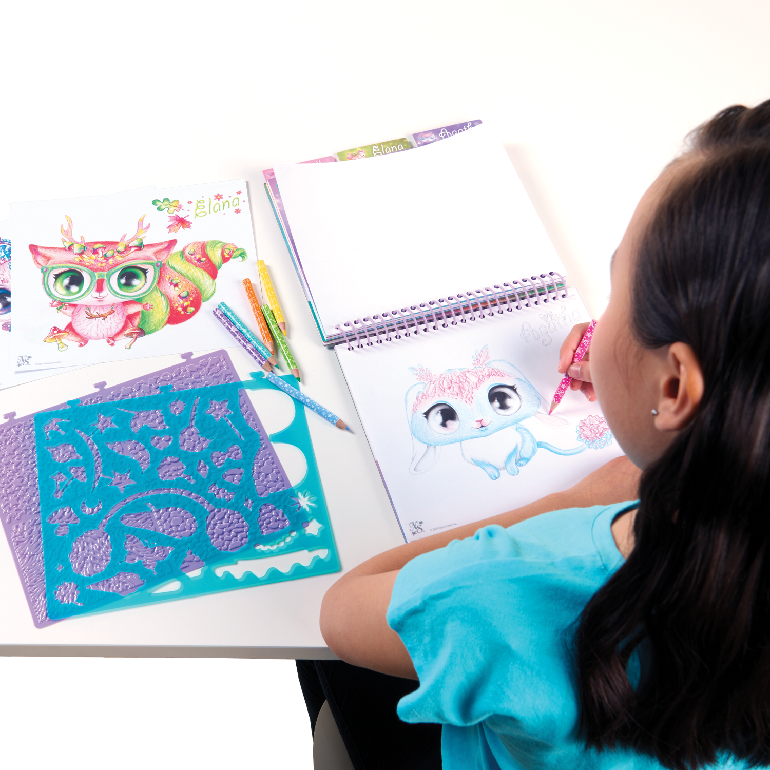 Раскраска для девочек Nebulous Stars "Мифики", набор для творчества, серия Space, 11141_NSDA - фото 8