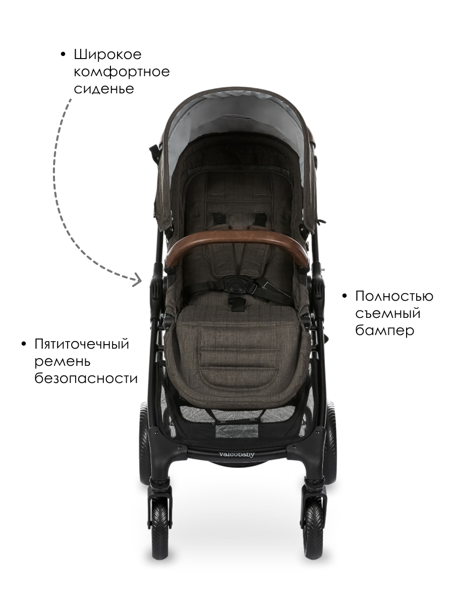 Коляска прогулочная Valco baby Snap 4 Ultra серый - фото 6