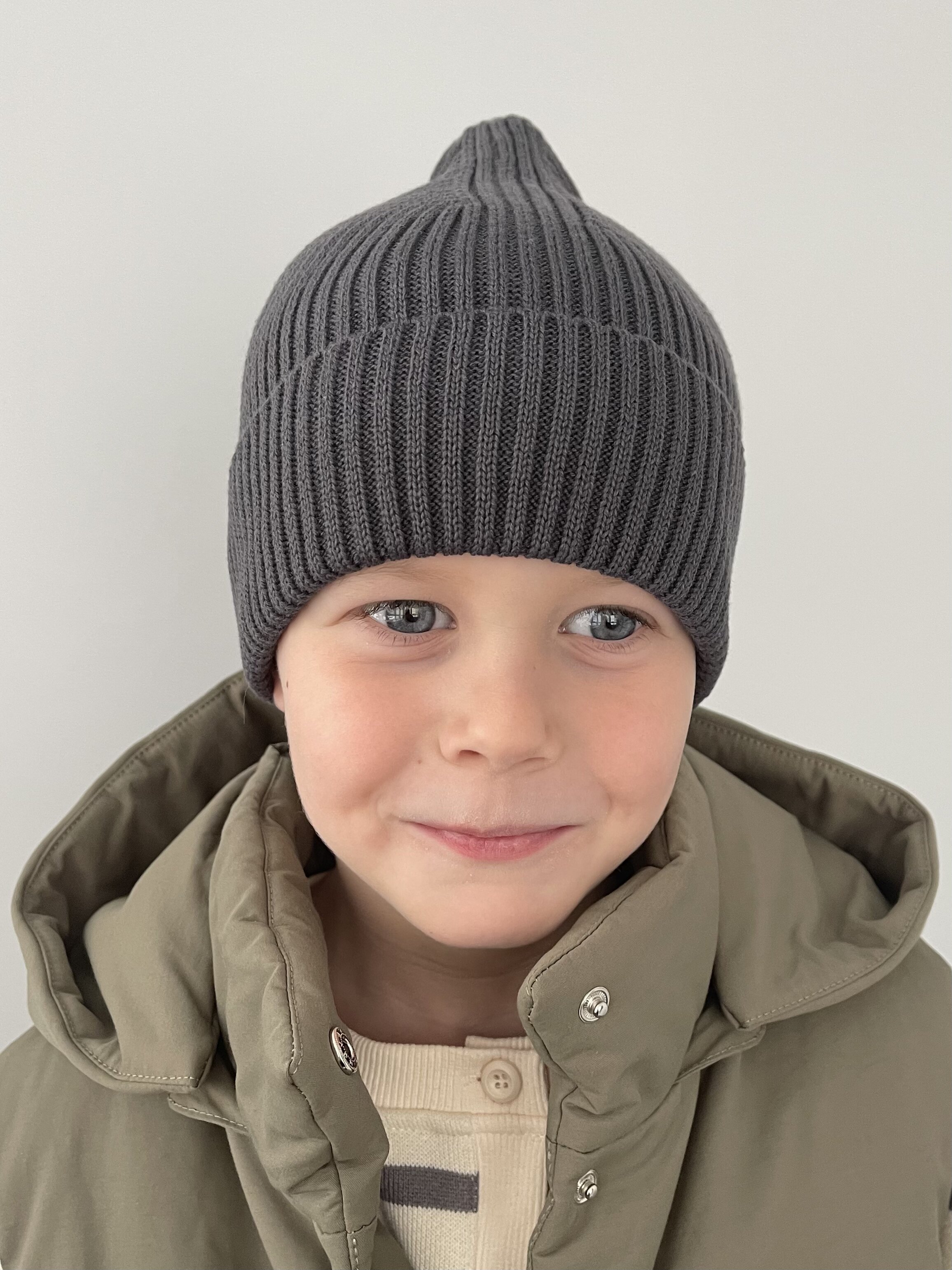 Шапка Nella Vitta Mark графит - фото 3