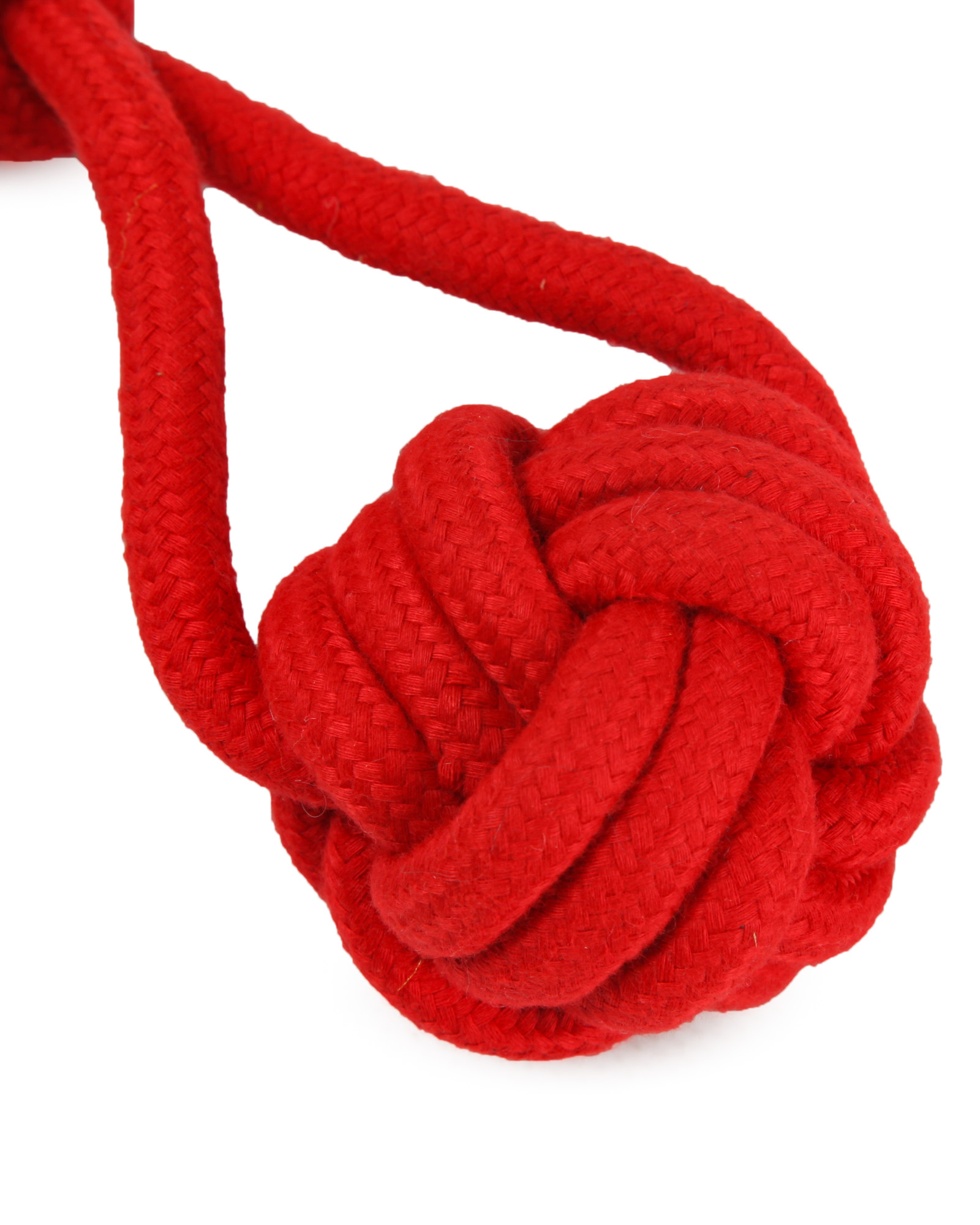 Игрушка для собак Barbaks Мяч-тянучка прочный с канатиком 29см в ассортименте - фото 6