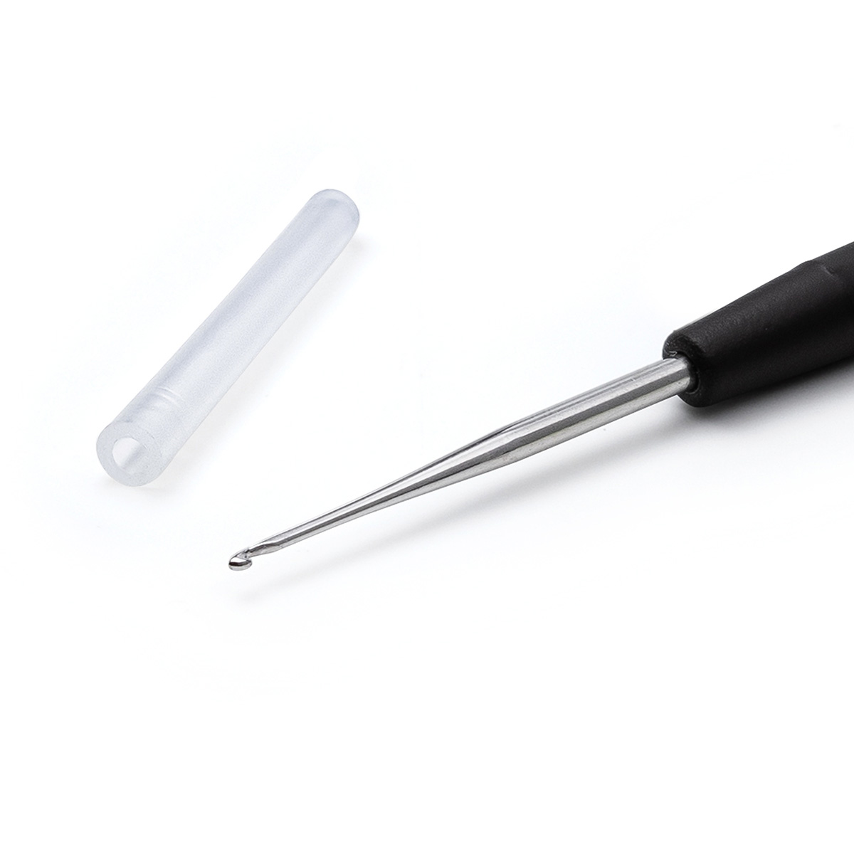 Крючок для вязания Prym IMRA Record стальной для тонкой пряжи с мягкой ручкой 1 мм 175623 - фото 6