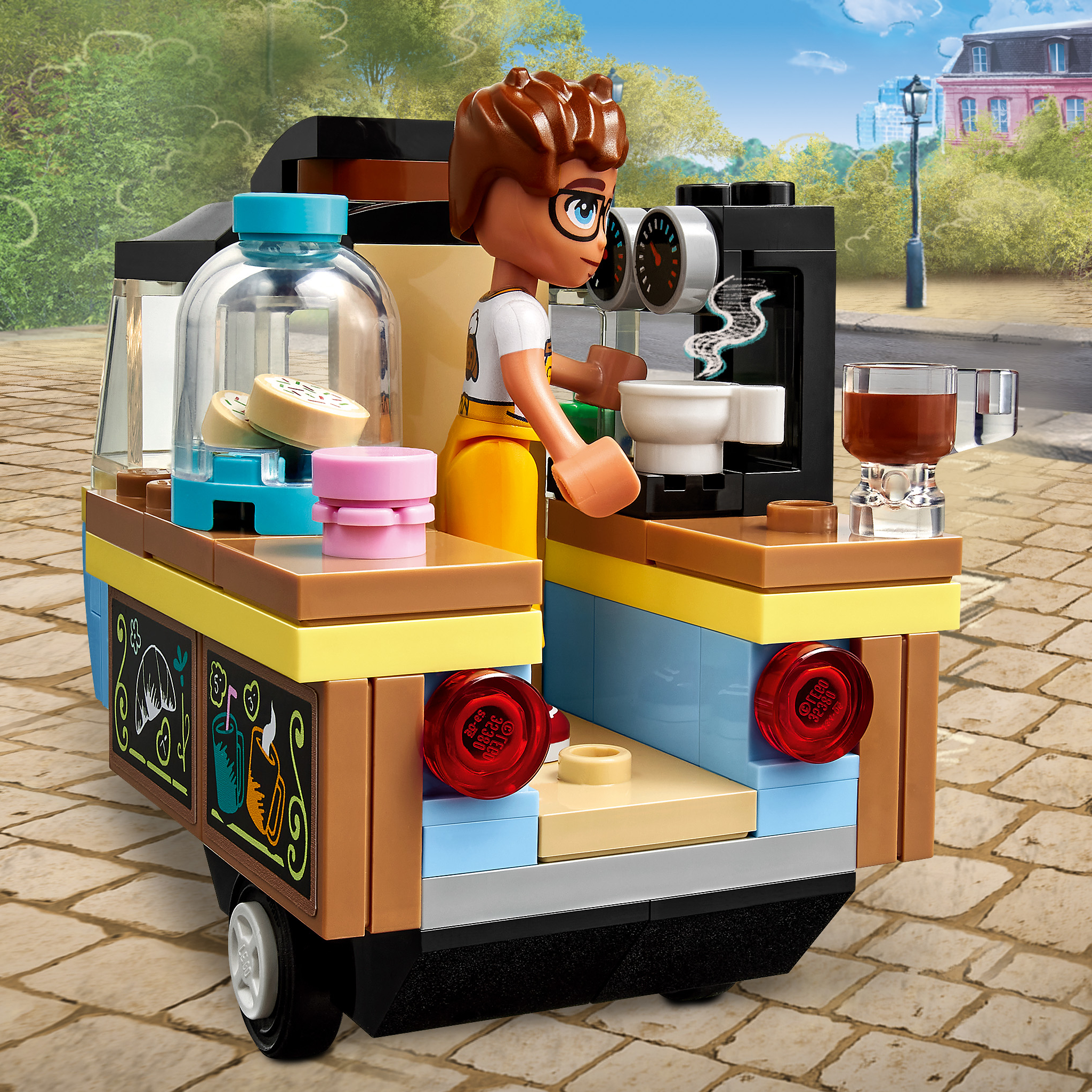 Конструктор LEGO Friends Тележка хлебобулочных изделий 125 дет. - фото 10