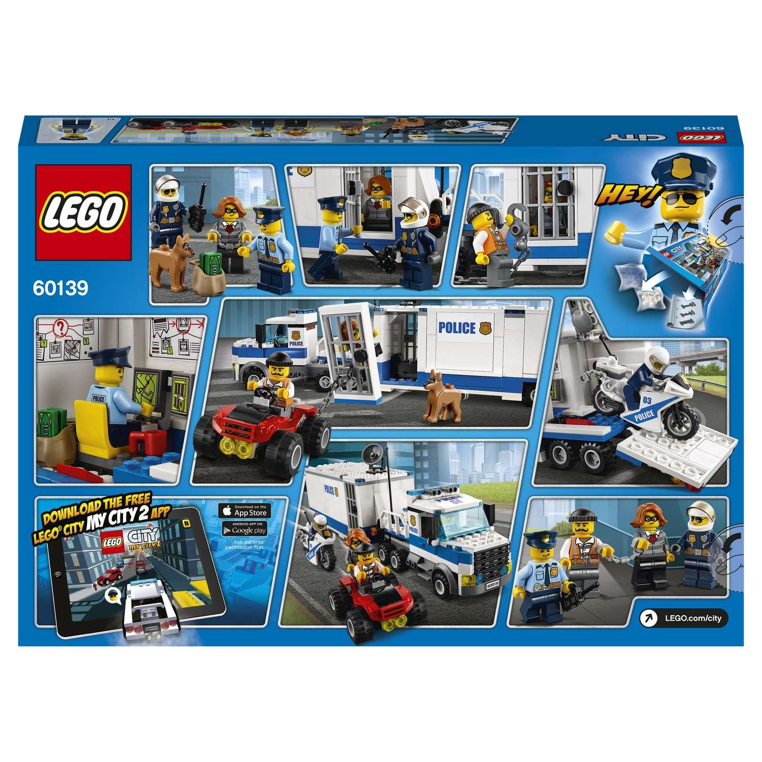 Конструктор LEGO City Police Командный центр блочный - фото 3