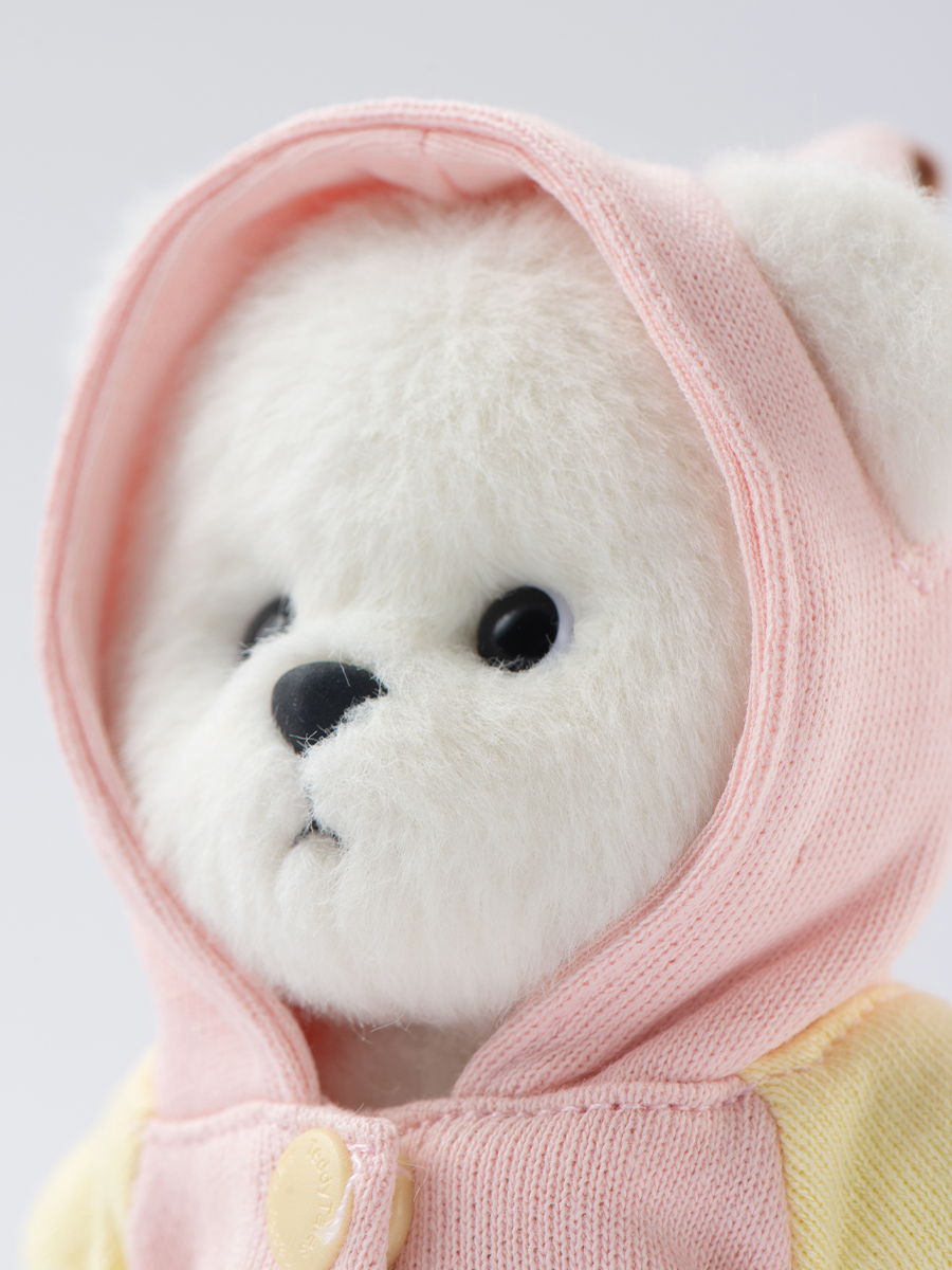 Мягкая игрушка TeddyTales Медведь костюм Зефирка брелок - фото 5