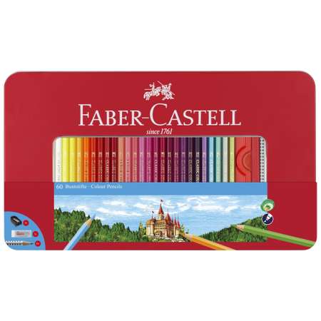 Карандаши цветные Faber Castell 60 шт.