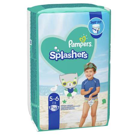 Трусики Pampers Splashers для плавания 5-6 (14+ кг) 10 шт.
