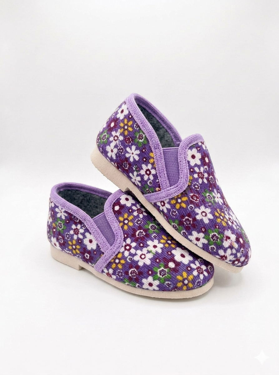 Тапочки UTA HOME 2-22/цветы_сиреневый - фото 1