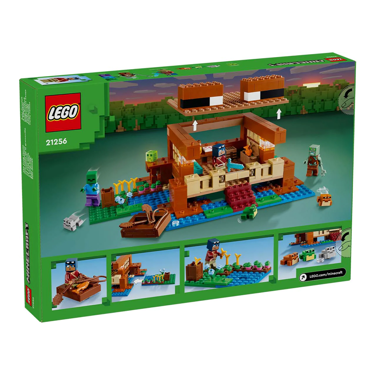 Конструктор LEGO Minecraft Лягушачий домик - фото 8