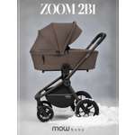 Коляска 2в1 MOWbaby Zoom коричневый