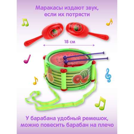 Игрушка музыкальная Veld Co барабаны, маракас