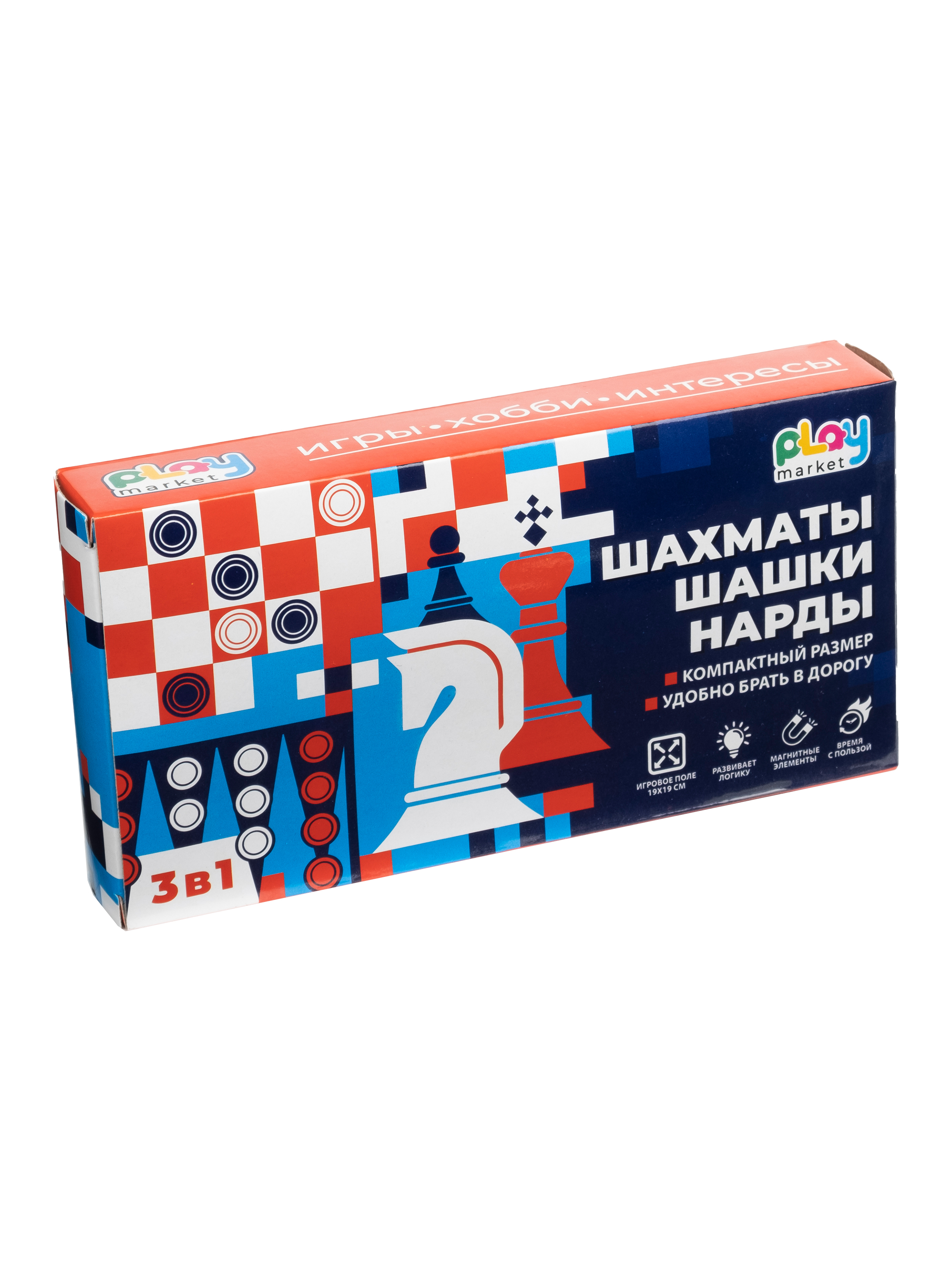 Настольная игра Play market Нарды Шашки Шахматы - фото 1