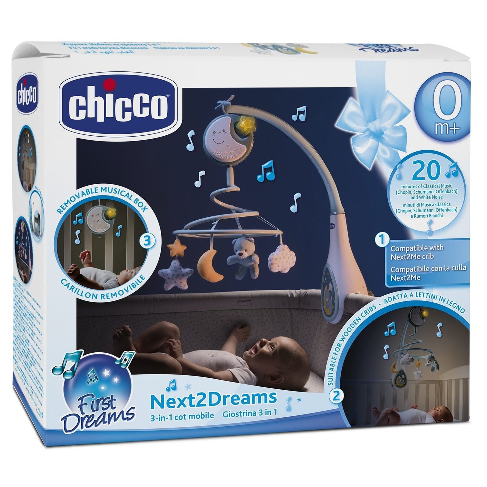 Мобиль Chicco Next2Dreams голубой - фото 10