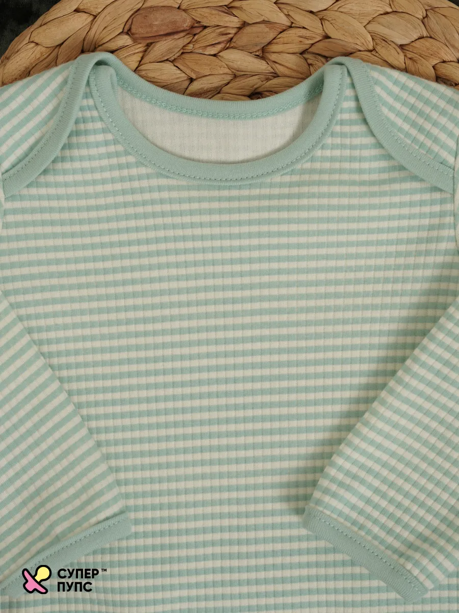 Боди 3 шт Супер Пупс нбр/3пр/бд/sk20/полоска/цветы - фото 29