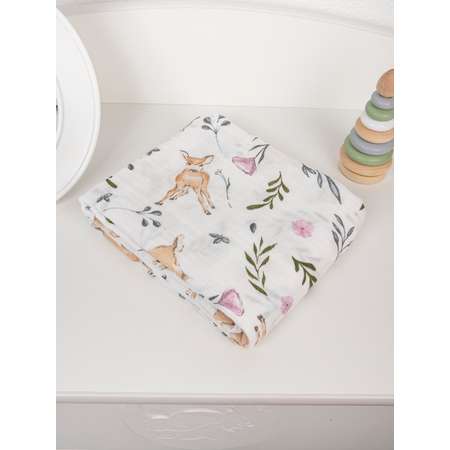 Пеленка муслиновая Baby Nice для новорожденных 120Х120