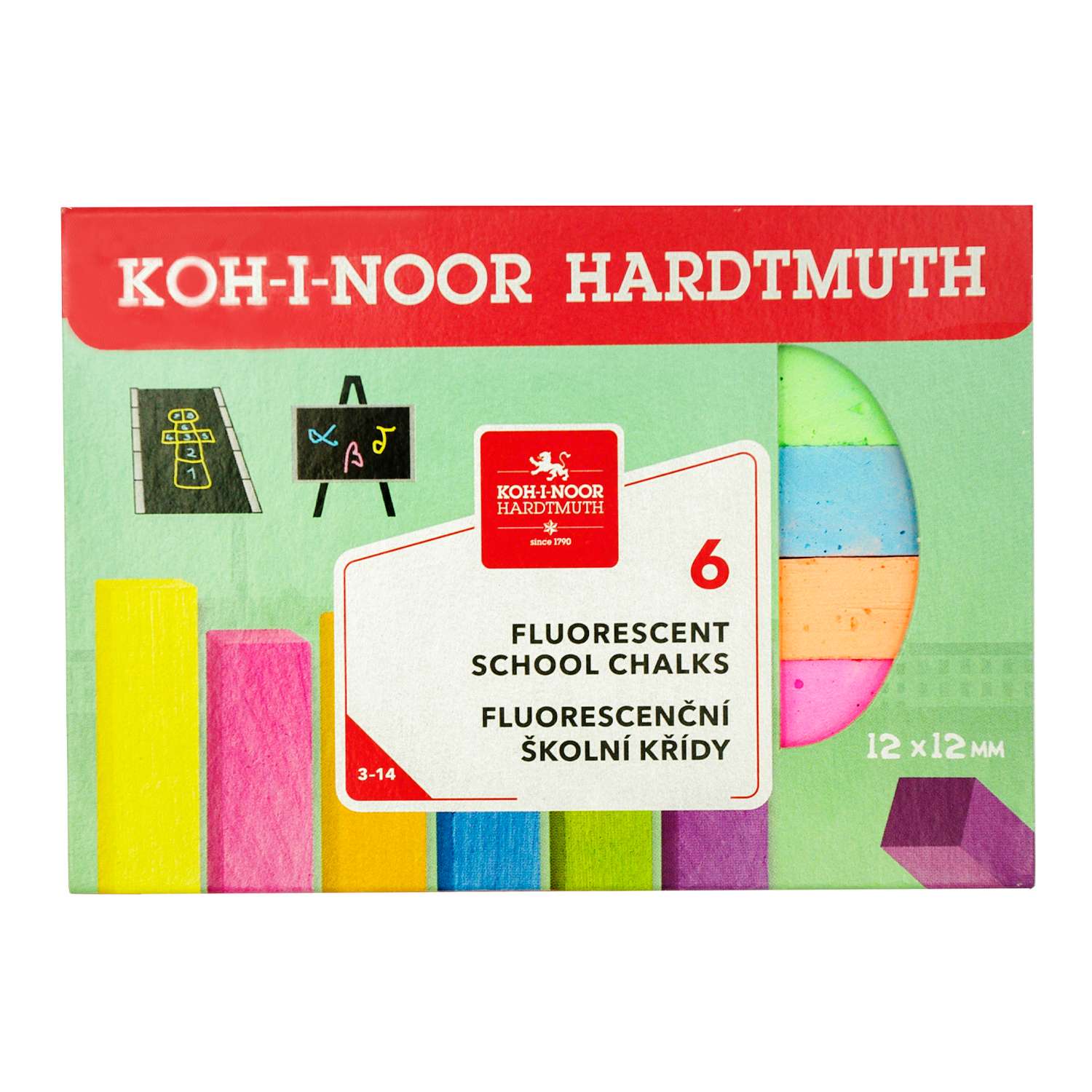Мел сухой Koh-I-Noor 6 шт. - фото 1