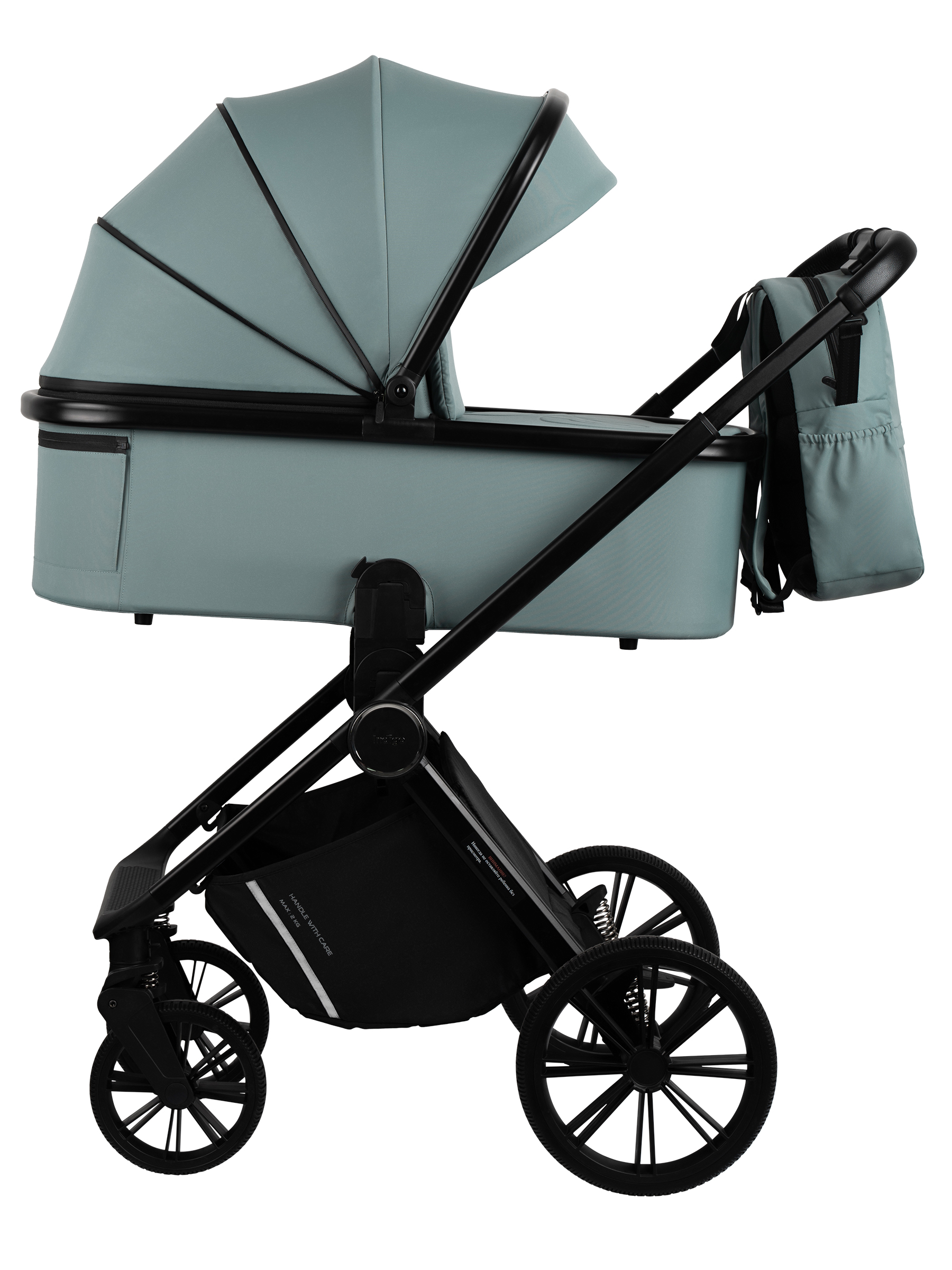 Коляска 3в1 Indigo Sting зеленый - фото 3