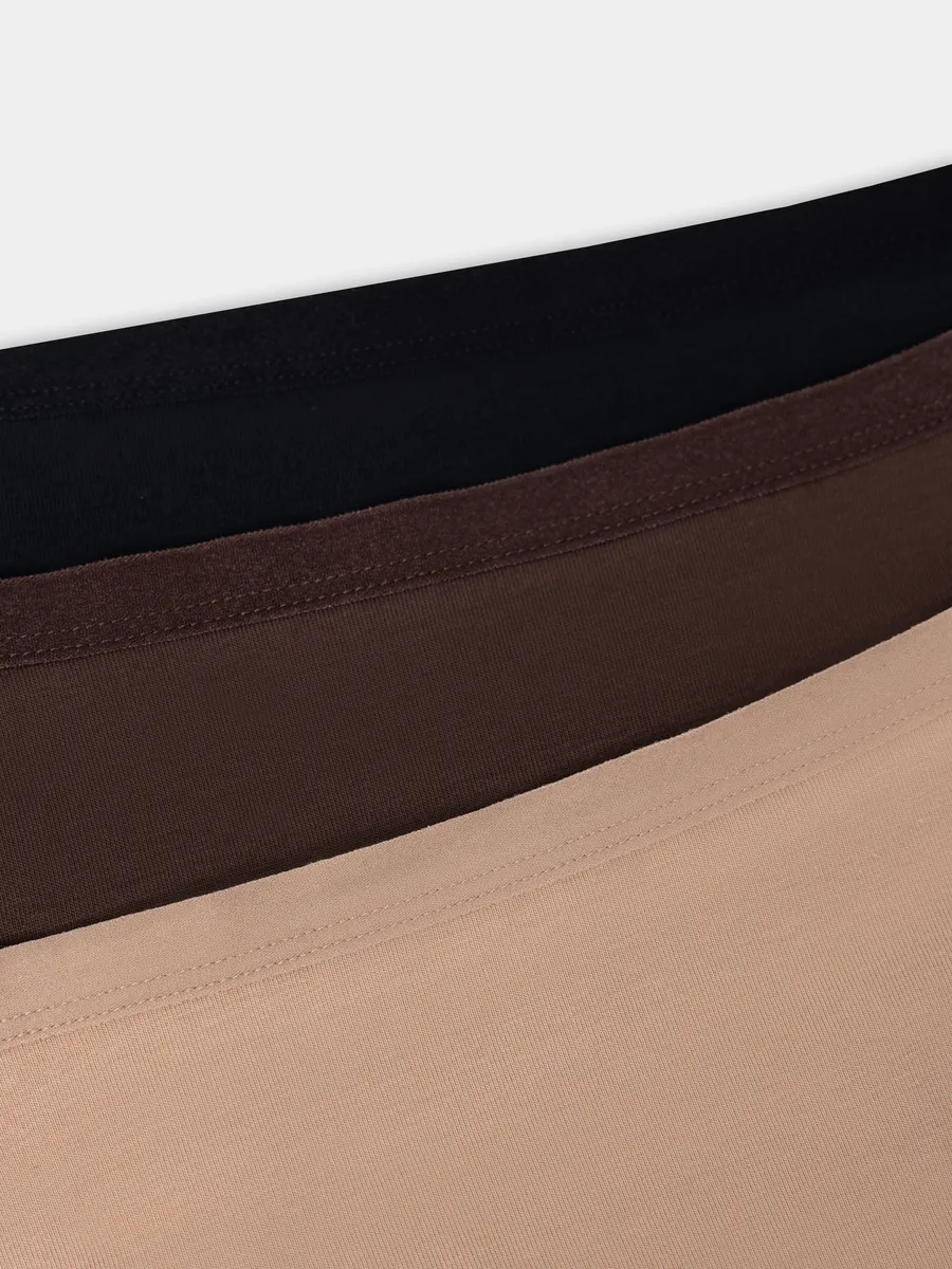 Трусы 3 шт Mark Formelle (Марк Формэль) 412281-3/телесный +цикорий +черный - фото 11