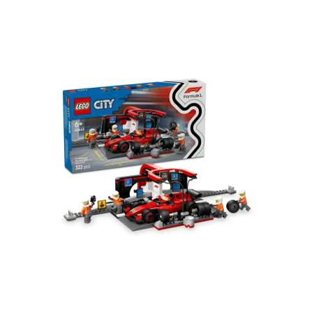 Конструктор LEGO City Пит-стоп F1 322 дет.