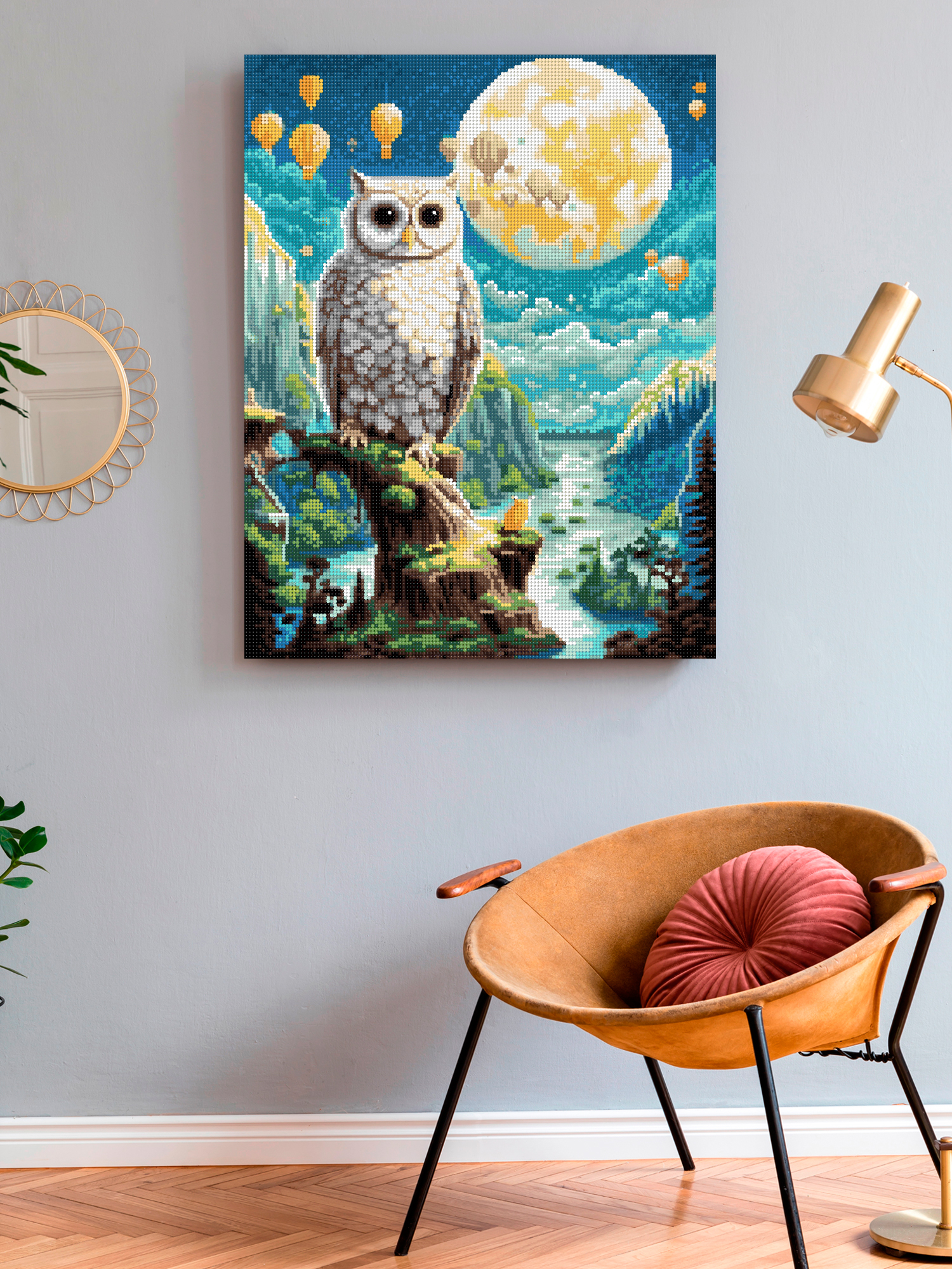 Алмазная мозаика Art on Canvas Сова в ассортименте - фото 3